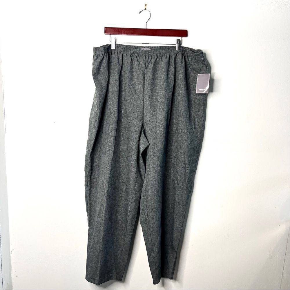 Laura Scott Grey Stretch Waist Trousers